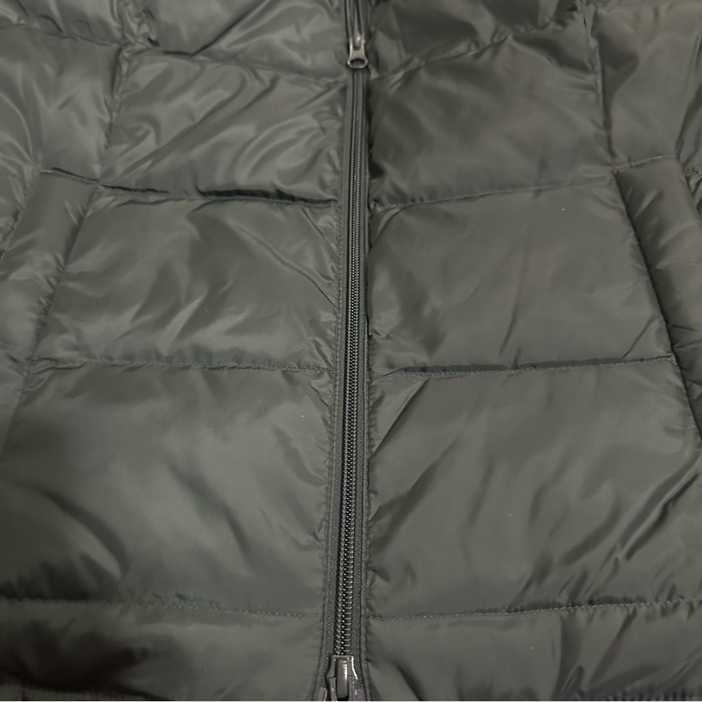 J.JILL/2 Way Zipper Quilted Puffer Vest/Hunter Green/Size: M-Petite - Picture 8 of 14